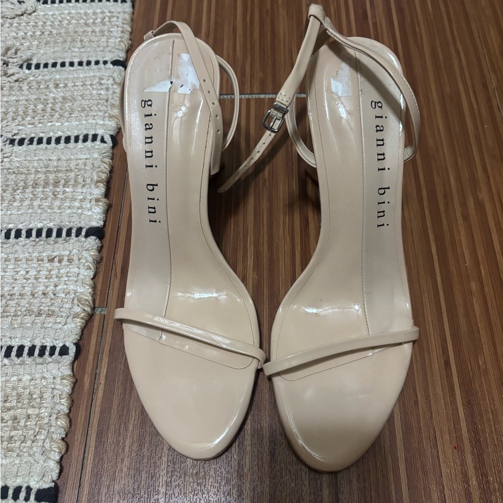 Gianni Bini Women's Tan Strappy Heels